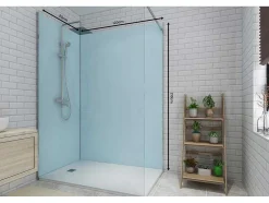 Set Van Twee Douchewandpanelen Inclusief Profielen- L90Cm X L120Cm X H210 Cm