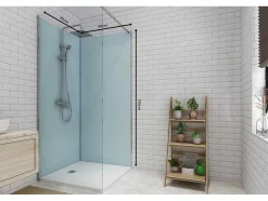 Set Van Twee Douchewandpanelen Inclusief Profielen - 2X L90Cm X H210 Cm