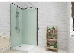 Set Van Twee Douchewandpanelen Inclusief Profielen - 2X L90Cm X H210 Cm
