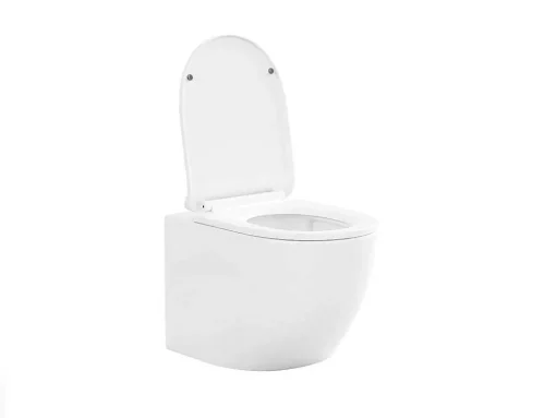 Set Voor Glanzend Witte Hang-Wc Met Voorwandsysteem En Bedieningsplaat - Javoine