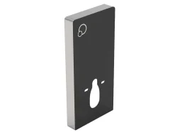 Set Voor Hang-Wc Met Decoratief Voorwandsysteem - Glanzend Zwart - Javoine