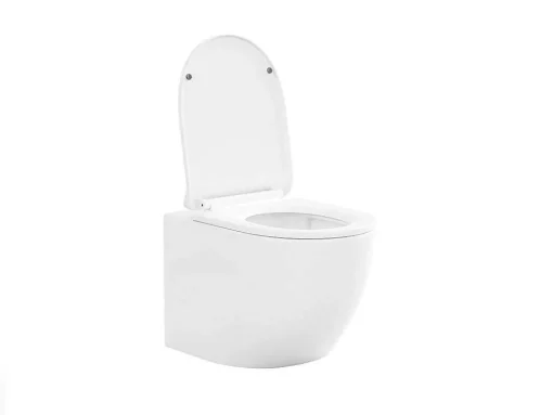 Set Voor Hang-Wc Met Decoratief Voorwandsysteem - Glanzend Wit - Javoine