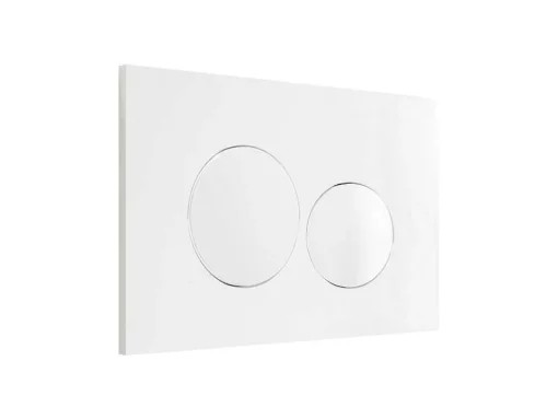 Set Voor Hang-Wc Van Wit Keramiek Met Voorwandsysteem En Bedieningsplaat - Huro Ii
