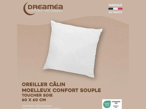 Set Zijdezacht Dekbed 140 X 200 Cm + 1 Hoofdkussens 60 X 60 Cm - Wit - Biesya