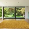 Shaggy Hoogpolig Tapijt - 200 X 300 Cm - Mosterdgeel - Milinio