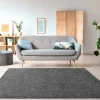 Shaggy Hoogpolig Tapijt - 160 X 230 Cm - Antraciet - Milinio