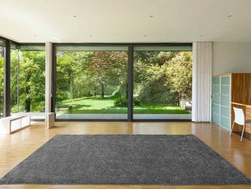 Shaggy Hoogpolig Tapijt - 200 X 300 Cm - Antraciet - Milinio