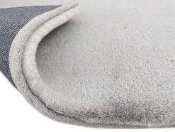 Shaggy Hoogpolig Vloerkleed Met Bontlook - 160 X 230 Cm - Grijs - Bunny