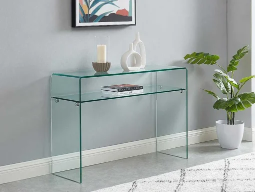Sidetable - 1 Nis - Gehard Glas - Transparant - Stileos