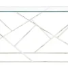 Sidetable Athena - Gehard Glas En Staal - Chroomkleurig - Van Pascal Morabito