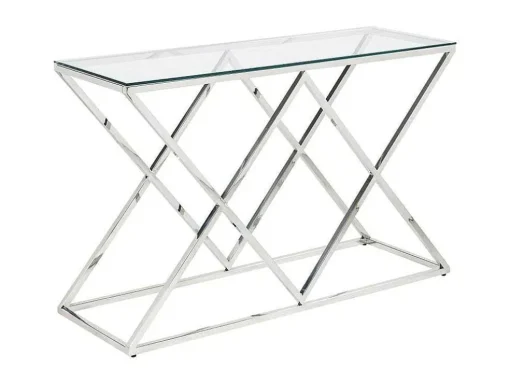 Sidetable Charlotte - Gehard Glas En Staal - Chroomkleurig - Van Pascal Morabito
