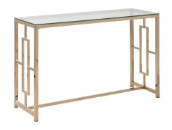 Sidetable Clotilde - Gehard Glas En Staal - Koperkleurig - Van Pascal Morabito