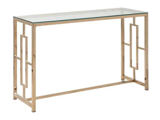 Sidetable Clotilde - Gehard Glas En Staal - Koperkleurig - Van Pascal Morabito