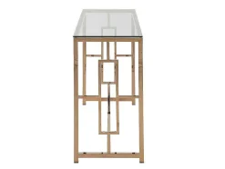 Sidetable Clotilde - Gehard Glas En Staal - Koperkleurig - Van Pascal Morabito