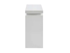 Sidetable Emerson - Met Led-Verlichting - 2 Lades - Wit Gelakt Mdf