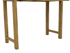 Sidetable Met 3 Lades In Teak - Kleur: Houtlook - Wekea