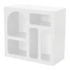 Sidetable Met 5 Nissen - Wit - Luela