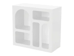 Sidetable Met 5 Nissen - Wit - Luela