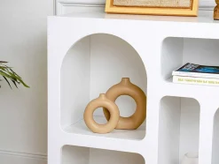 Sidetable Met 5 Nissen - Wit - Luela