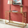 Sidetable Van Gehard Glas En Roestvrij Staal - Goud - Simato - Van Pascal Morabito
