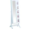Sieradenkast Met Spiegel En Fotolijstjes Polina - H142 Cm
