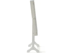 Sieradenkastje Met Spiegel Berenice - Mdf En Grenen - 120 X 39 X 30 Cm - Wit