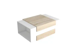 Simon Koffietafel, Wit, Sonoma, 100X60X35 Cm, Epikasa