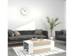 Simon Koffietafel, Wit, Sonoma, 100X60X35 Cm, Epikasa
