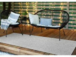 Sisal Tapijt, Loper Timo 6272 Buitenshuis Grijskleuring 80X250 Cm