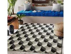 Sisal Tapijt Sisal Flat 48624/690 Blokjes 3D 120X170 Cm