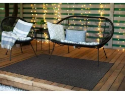 Sisal Tapijt Timo 0000 Buitenshuis Zwart 160X220 Cm