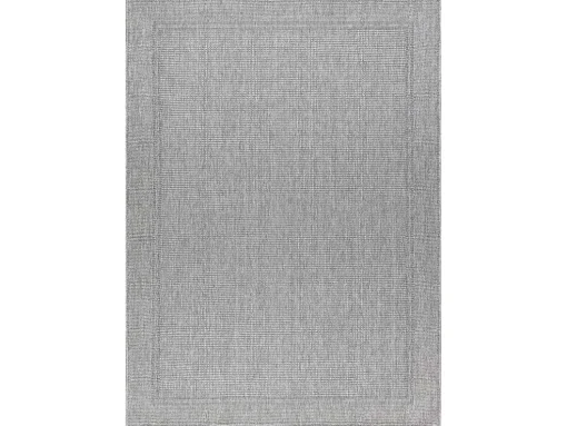 Sisal Tapijt Timo 5979 Buitenshuis Kader Grijskleuring 240X330 Cm