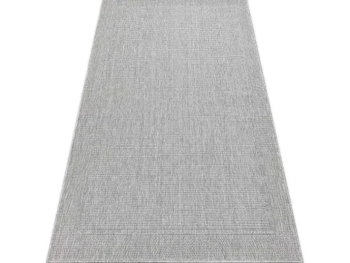 Sisal Tapijt Timo 5979 Buitenshuis Kader Grijskleuring 180X270 Cm