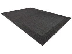 Sisal Tapijt Timo 5000 Buitenshuis Kader Zwart 80X150 Cm
