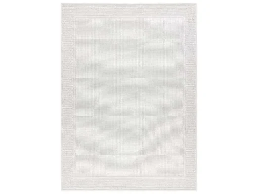 Sisal Tapijt Timo 5979 Buitenshuis Kader Wit 180X270 Cm