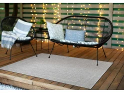 Sisal Tapijt Timo 5979 Buitenshuis Kader Grijskleuring 240X330 Cm