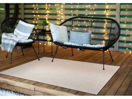 Sisal Tapijt Timo 6272 Buitenshuis Beige 80X150 Cm