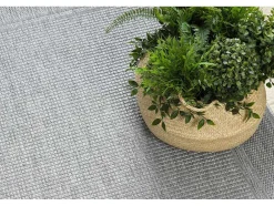 Sisal Tapijt Timo 5979 Buitenshuis Kader Grijskleuring 240X330 Cm