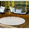 Sisal Tapijt Timo 6272 Cirkel Buitenshuis Wit Cercle 200 Cm