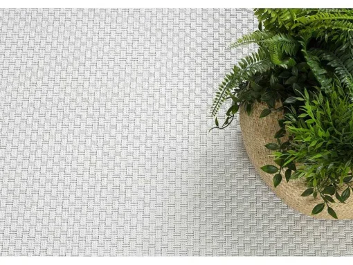 Sisal Tapijt Timo 6272 Cirkel Buitenshuis Wit Cercle 200 Cm