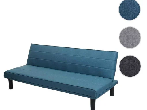 Slaapbank Mcw-J17, Turquoise-Blauw