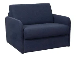 Slaapfauteuil Met Matras Van Stof Nadoa - Slaapafmeting 70 Cm - Blauw