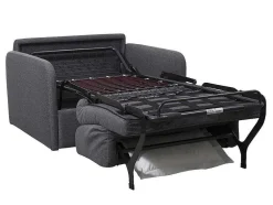 Slaapfauteuil Met Matras Van Stof Nadoa - Slaapafmeting 70 Cm - Antraciet
