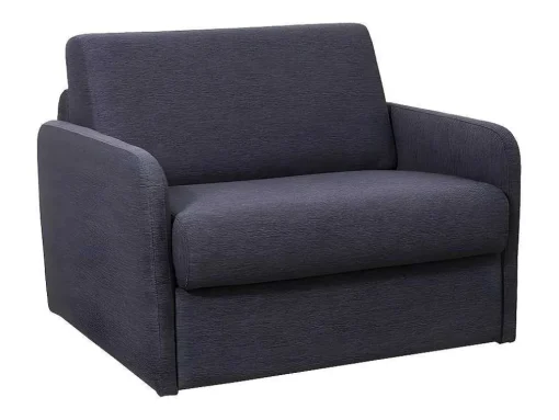 Slaapfauteuil Met Matras Van Stof Nadoa - Slaapafmeting 70 Cm - Antraciet