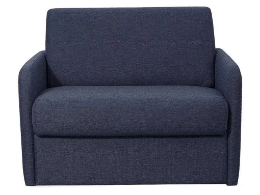 Slaapfauteuil Met Matras Van Stof Nadoa - Slaapafmeting 70 Cm - Blauw