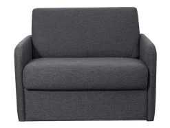 Slaapfauteuil Met Matras Van Stof Nadoa - Slaapafmeting 70 Cm - Antraciet