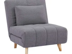 Slaapfauteuil Strevi - Stof - Grijs