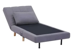 Slaapfauteuil Strevi - Stof - Grijs
