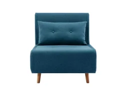 Slaapfauteuil Van Blauwe Stof Uribia