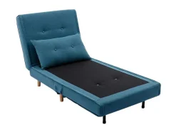 Slaapfauteuil Van Blauwe Stof Uribia